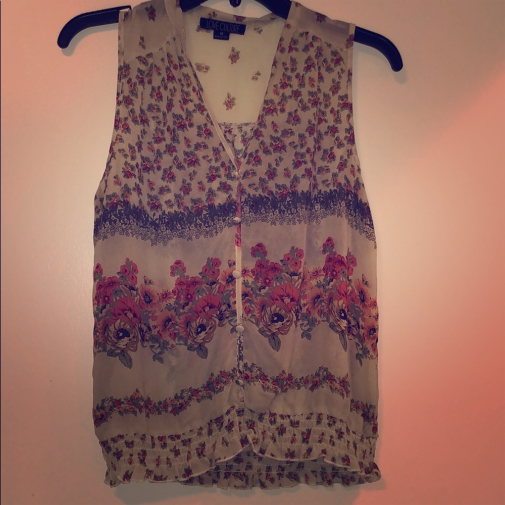 Cute floral blouse
